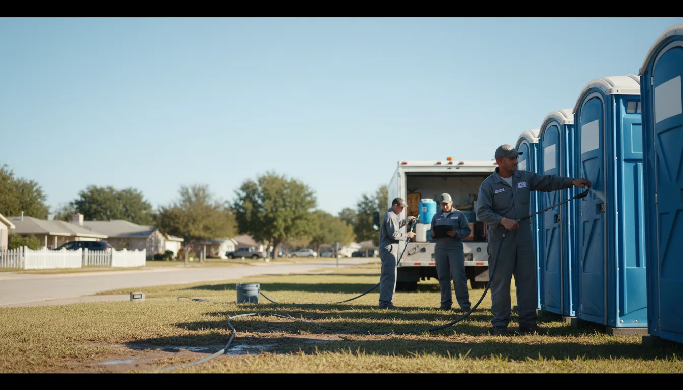 Long-Term Portable Toilet Rental in Chesterville, OH near me